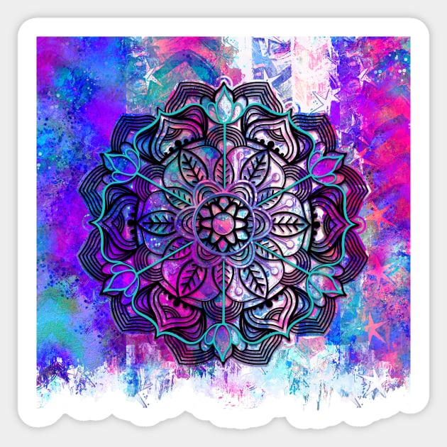 Unicorn Mandala Streak Sticker by digitaldoodlers